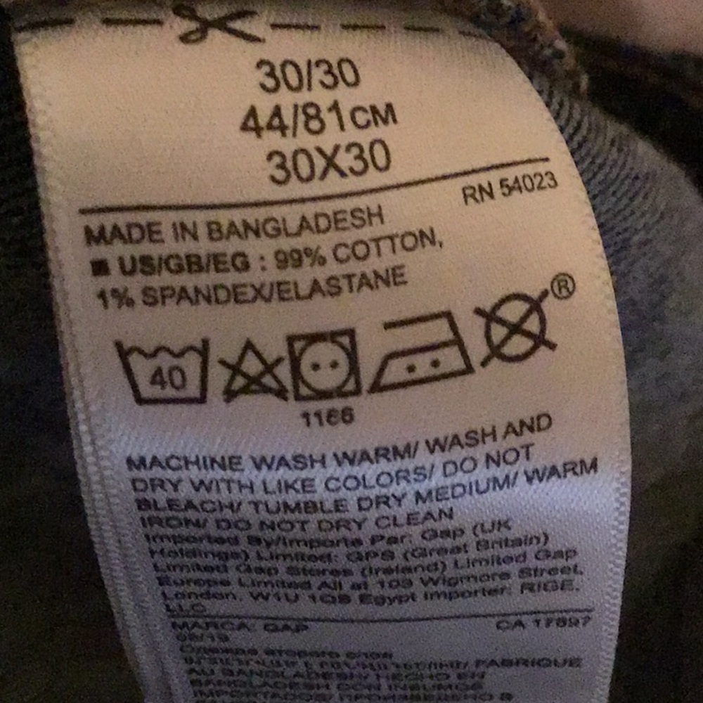 Gap Men’s Jeans 30x30